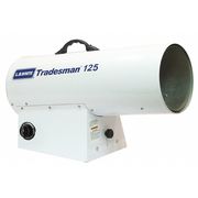 L.B. White Forced Air Portable Gas Heater, Liquid Propane, 400 cfm, 9 3/4 in Wx Tradesman 125