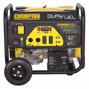 Champion Power Equipment Portable Generator, Gasoline/Propane, 8,000/7,250 W Rated, 10,000/9,025 W Surge, 120/240V AC 100297