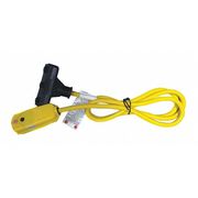 Power First Plug-In GFCI, 6.0 ft. Cord L, Yellow 53TY62