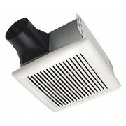 Broan Ceiling Bathroom Fan, 80 cfm cfm, 4 in Duct Dia., 120V AC, Energy Star® Certified AE80S