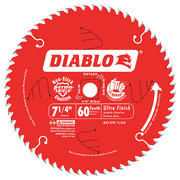 Diablo 60-Teeth Circular Saw Blade, Carbide Tip D0760X
