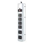 Power First Outlet Strip, 6 Outlets, Beige, 6 ft. Cord 36864