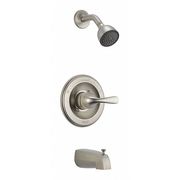 Delta Faucet, Tub & Shower Tub / Shower Faucet, Stainless, Wall T13420-SS