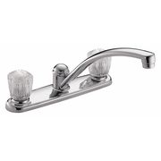 Delta 8" Mount, Commercial 3 Hole Two Handle, Kitchen Faucet 2102LF