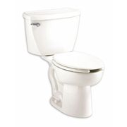 American Standard Cadet 1.6GPF R Hite Elong Toilet Wh, 1.6 gpf, Pressure Assist Tank, Floor Mount, Elongated, White 2467.016.020