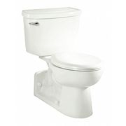 American Standard Yorkville 1.6GPF Elong Toilet Wh, 1.6 gpf, Pressure Assist Tank, Floor Mount, Elongated, White 2876.016.020