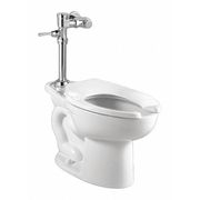 American Standard Madera 1.6GPF EvrClen Toilet Wh, 1.6 gpf, Flushometer, Floor Mount, Elongated, White 2855.016.020