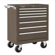 Kennedy Rolling Tool Cabinet, K2000 Series, 7-Drawers, Brown, 29" W x 20" D x 35" H 297XB