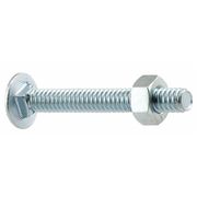 Primeline Tools 1/4-20 Carriage Bolts and Nuts with Smooth, Domed Heads (12 Pack) GD 52103