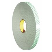 3M Double Coated Tape, Foam, Off White, PK12 4032