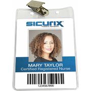 Sicurix ID Badge Holder, Vertical, PK50 BAU 67860