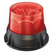 J.W. Speaker Strobe Light, Red, LED, 3-13/16"H 406