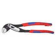 Knipex 10 in Knipex Alligator V-Jaw Water Pump Plier Serrated, Bi-Material Grip 88 02 250 T BKA