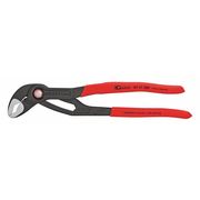 Knipex 10 in V-Jaw Water Pump Plier Serrated, Plastic Grip 87 21 250 SBA