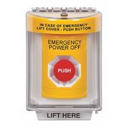 Safety Technology International Emergency Power Off Push Button, 2-7/8" D SS2231PO-EN