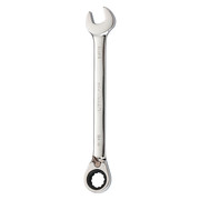 Westward Ratcheting Combination Wrench, SAE, 7 1/2 in Length, 9/16 in Head, 12 Points 54PP38