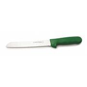Dexter Russell Bread Knife, 8" L, SS Blade, Green 13313G
