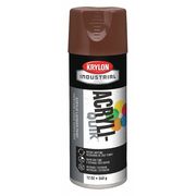 Krylon Industrial Spray Paint, Leather Brown, Gloss, 12 oz K02501A07