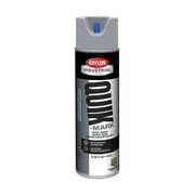 Krylon Industrial Inverted Marking Paint, 15 oz., Silver, Solvent -Based A03640007