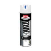 Krylon Industrial Inverted Marking Paint, 17 oz., Utility White, Solvent -Based A03900007