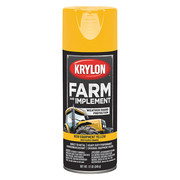 Krylon Spray Paint, Yellow, High Gloss, 12 oz K01944008