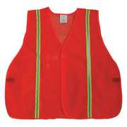 Condor Back Stp Vest, Unrated Orange/Red, 3XL 54VH93
