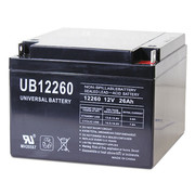 Zoro Select Sealed Lead Acid Battery, 12VDC, 5.04" H D5747