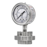 Pic Gauges Pressure Gauge, 0 to 30 psi, 1/4 in FNPT, Silver 301L254C/3JJJ100