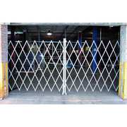 Zoro Select Folding Gate, Gray, 10 to 12 ft. Opening W PECO 1265