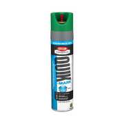 Krylon Industrial Inverted Marking Paint, 25 oz., Green, Water -Based QT0390400