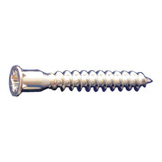 DAGGERZ Wood Screw, M7, 50 mm, Zinc Plated Low Carbon Steel Flat Head Pozidriv Drive, 2000 PK DLCON750MM