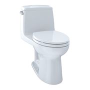Toto Toilet, 1.28 gpf, E-Max, Floor Mount, Elongated, Cotton MS854114EL#01