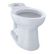 Toto Toilet Bowl, 1.28 gpf, Gravity Fed, Floor Mount, Elongated, Cotton C244EF#01