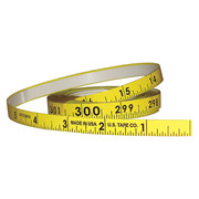 Us Tape 300 in Adhesive Tape Measure, 3/8 in Blade 58502