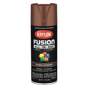 Krylon Rust Preventative Spray Paint, Leather Brown, Gloss, 12 oz K02707007