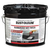 Rust-Oleum Roof Cement, 3.3 gal., Black, Finish: Unfinished 345502