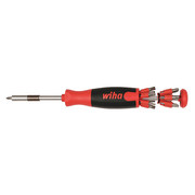Wiha Phillips, Pozidriv(R), Robertson Square Recess, Slotted, Torx(R) Bit 9 in, Drive Size: 1/4 in 77791