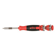 Wiha Hex, Phillips, Slotted, Torx(R) Bit 9 in, Drive Size: 1/4 in , Num. of pieces:26 77792