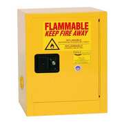 Eagle Mfg Flammable Liquid Safety Cabinet, Yellow, Depth: 17 in 1903X