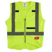 Milwaukee Tool Class 2 High Visibility Yellow Safety Vest - L/XL 48-73-5022
