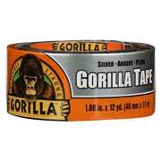 Gorilla Glue Duct Tape, Gray, 1 7/8 in x 12yd, 16.75 mil 6071202