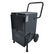 Dayton Industrial Portable Dehumidifier, 14 pt, Black, Gray, 1 Speeds, Steel 55HE55