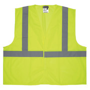 Mcr Safety High Visibility Vest, 2XL Size, Unisex V2CL2MLX2