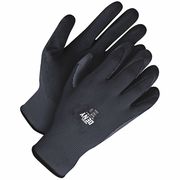 Bdg Seamless Knit Black Nylon Black Foam Nitrile Palm, Size L (9) 99-1-9799-9