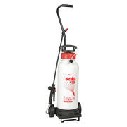 Solo 3 gal. Handheld Sprayer, HDPE Tank, Cone, Fan, Jet Spray Pattern, 6 ft Hose Length 458-Rollabout