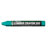 Markal Lumber Crayon, Greens Color Family, PK12 80356G