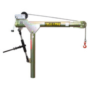 Tele-Pro Davit Crane, 28 in to 82 in Reach, 0 in to 540 in Lift Range OZTP2500DAV