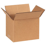 Zoro Select Corrugated Boxes, 7" x 5" x 5", Kraft, 25/Bundle 55VG21