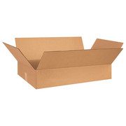 Zoro Select Flat Corrugated Boxes, 26" x 17" x 5", Kraft, 25/Bundle 55VH95