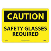 Nmc Caution Safety Glasses Required Sign C600RB